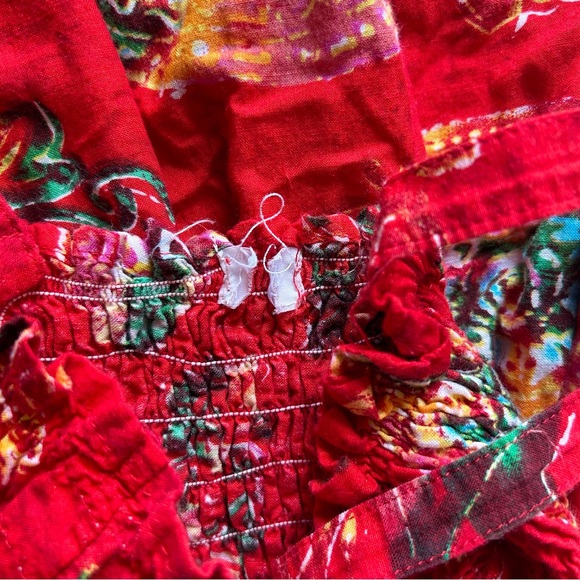 Red Summer Dress NO TAG ( Size xs - m ) - Picture 7 of 7